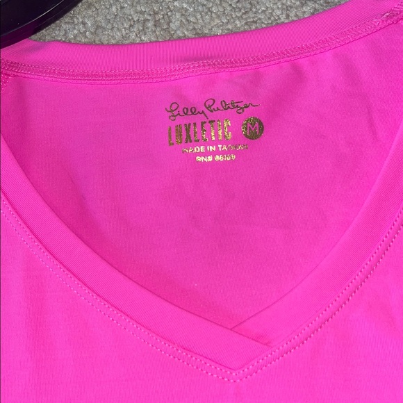 Lilly Pulitzer Luxletic Renay Sunguard UPF 50+ Long Sleeve Pink SIze M - Picture 6 of 8